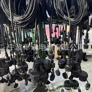 欧规一拖二电源延长线 双母座防水防尘设计户外工业设备用电源线