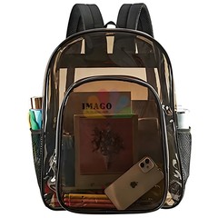 PVC 透明バックパックゼリー収納ポータブルバックパック新学期ユニセックス防水小学生バッグ