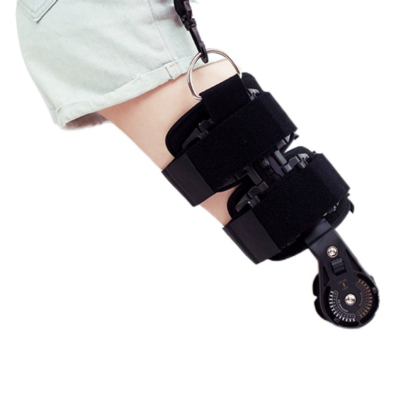 Регулируемый коленный сустав с фиксированной опорой крышка наколенника мениски Подвижный кронштейн Защитное снаряжение от переломов