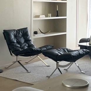 Ohm Leisure Chair Middle Ancient Designer Minimalist Single Sofa Chair Living Room Balcony Lazy Chair Barcelona Chair