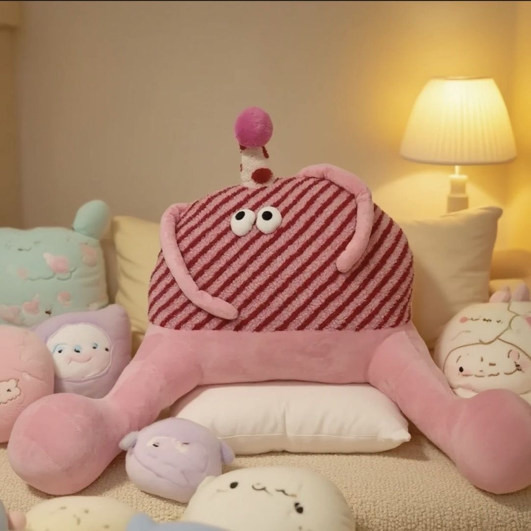 Dopamine Bigfoot Monster Car Headrest Comfortable Lumbar Support Office Lumbar Support Home Sofa Headrest Lumbar Support Cute