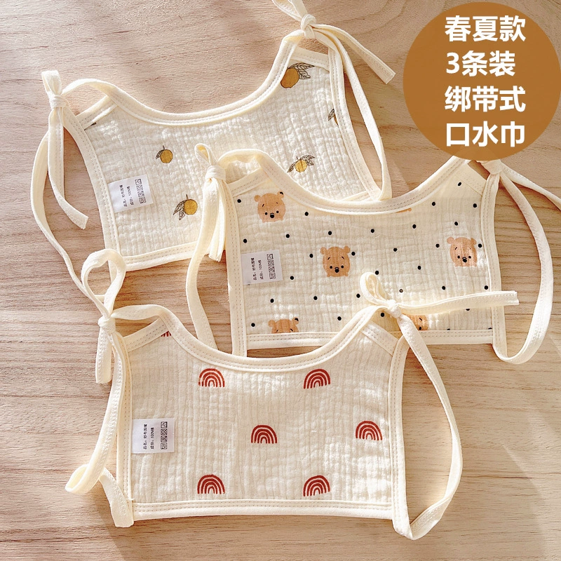 Летнее полотенце для слона для детского нагрудника из хлопчатобумажной марли для новорожденных