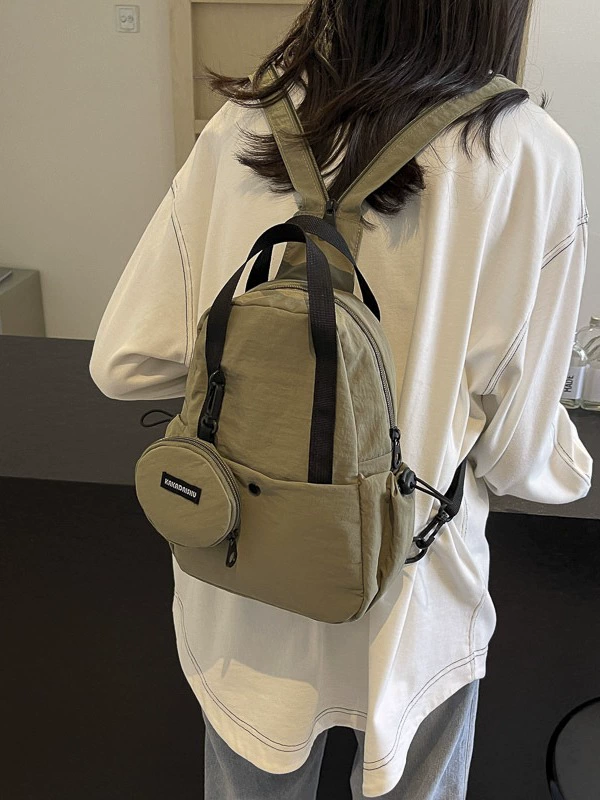 Универсальный вместительный модный рюкзак с chest bag