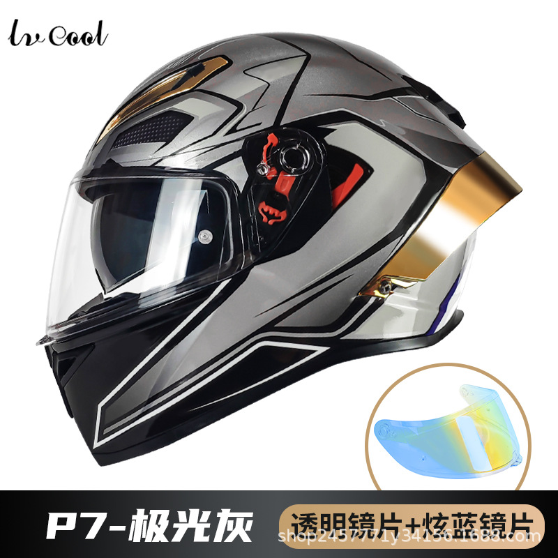 3C certificado casco de la motocicleta de fábrica al por mayor DOT Comercio exterior casco Nacional Estándar Clase A Four Seasons Universal