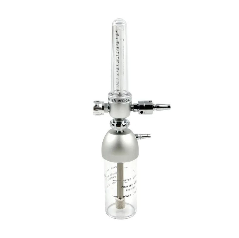 铝合金一体式氧气流量计 中心供氧配件氧气湿化瓶潮化杯 英标德标