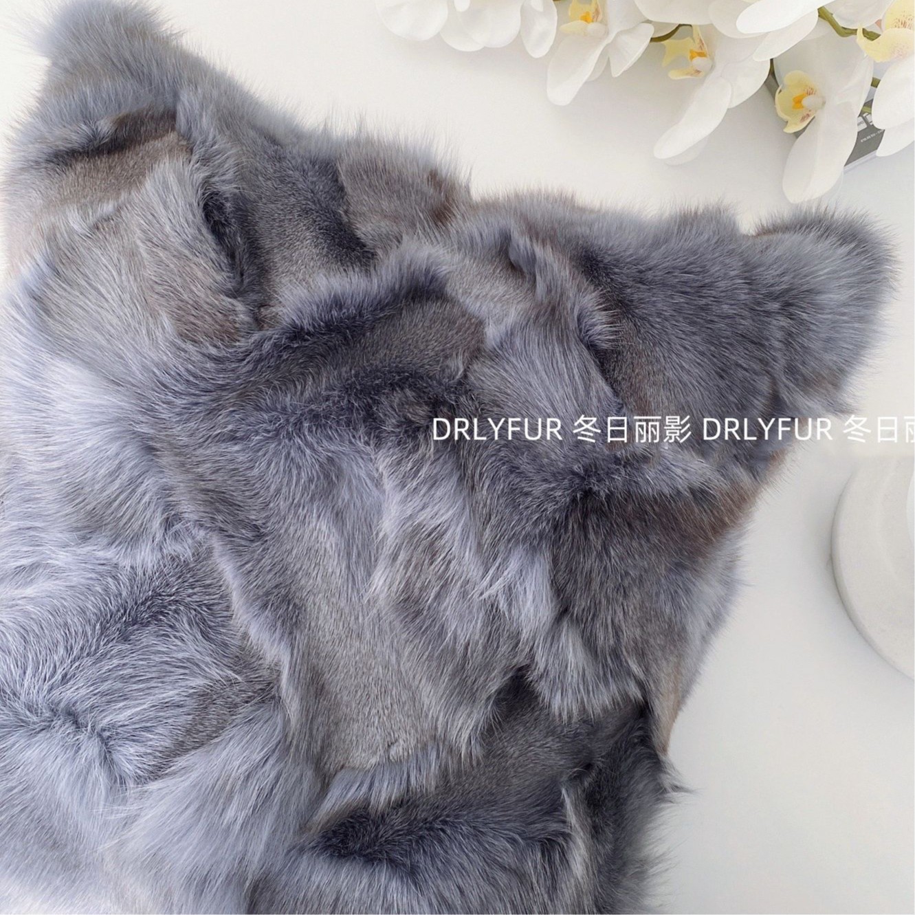 핀란드 실버 블루 폭스 모피