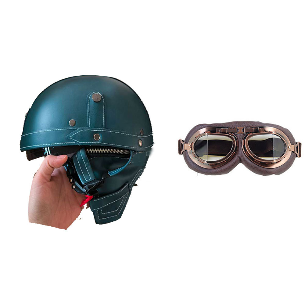 K328 진한 파란색 헬멧 +01 투명 시트