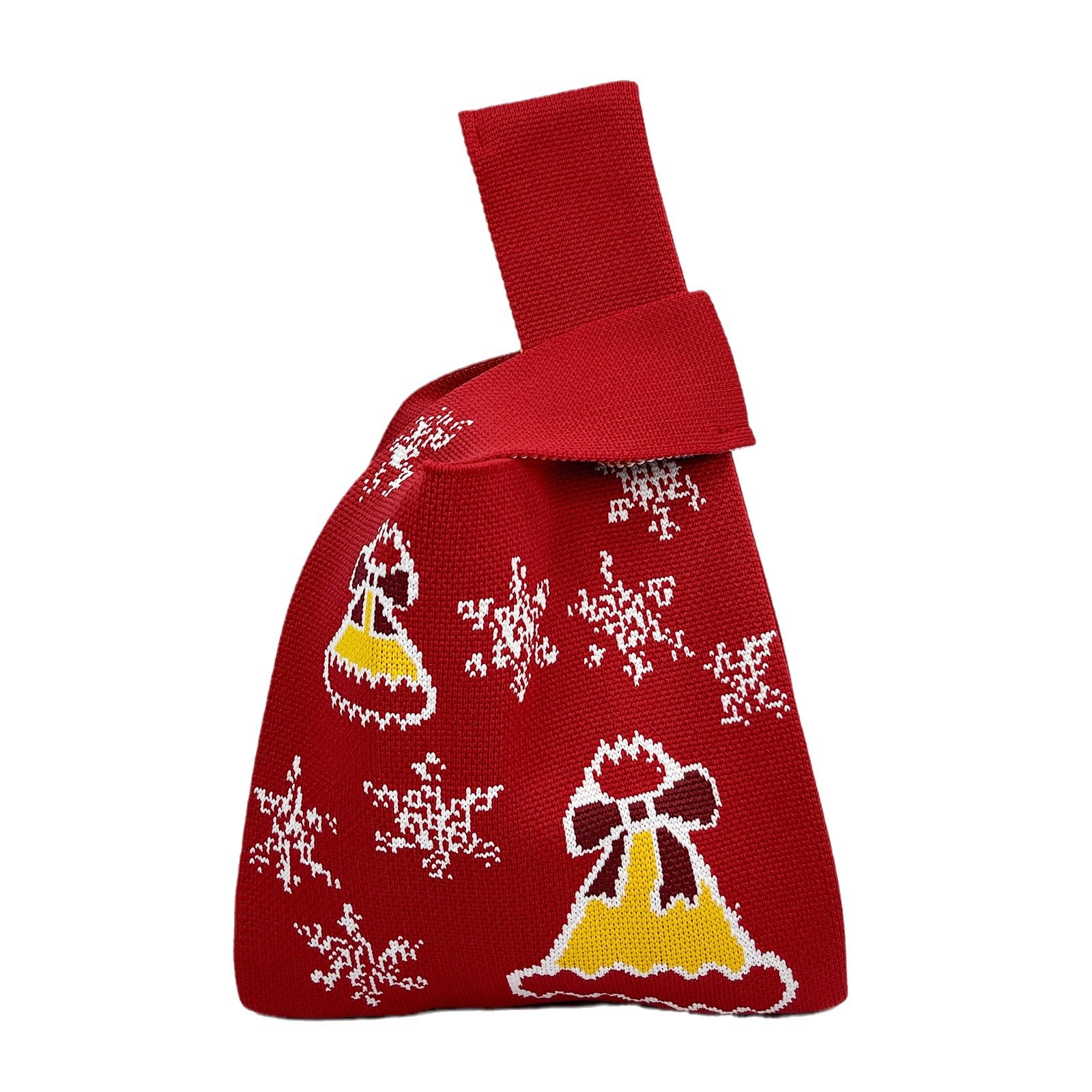 Navidad, regalo de Año Nuevo, bolsos de punto, bolsos de mujer, bolsos rojos, bolsos de brazo, bolsos de mujer.
