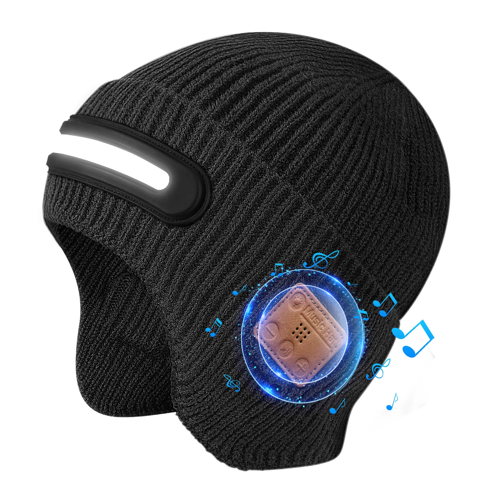 Осветительная касса кепка рождественская promotional кепка led bluetooth музыкальная кепкаTikTok стиль яркий светлая bluetooth кепка