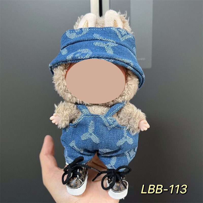 卸売ラブブ labubu ベビー服 17 センチメートルペンダント第一世代と第二世代のビニールぬいぐるみ着替え服セット装飾|undefined