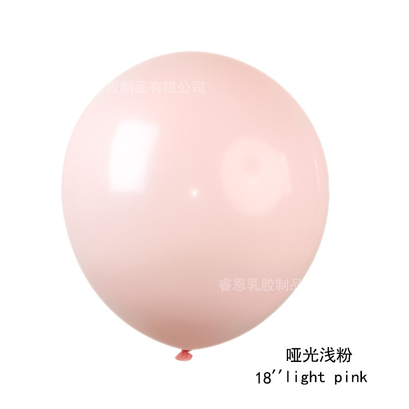 Globo mate de 5 pulgadas de 10 pulgadas de 12 pulgadas de 18 pulgadas decoración de la fiesta de cumpleaños diseño de la sala de bodas globo redondo de látex