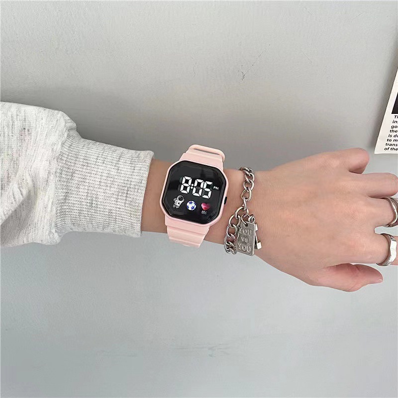 Fashion Solid Color Electronic Women's Watches display picture 3