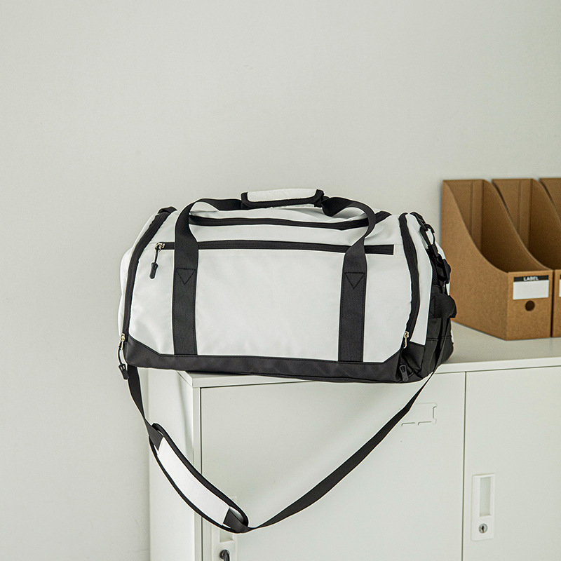 Seco y húmedo separación de zapatos independientes entrenamiento deportivo bolsa de fitness para hombres bolsa de yoga portátil de gran capacidad bolsa de viaje corto