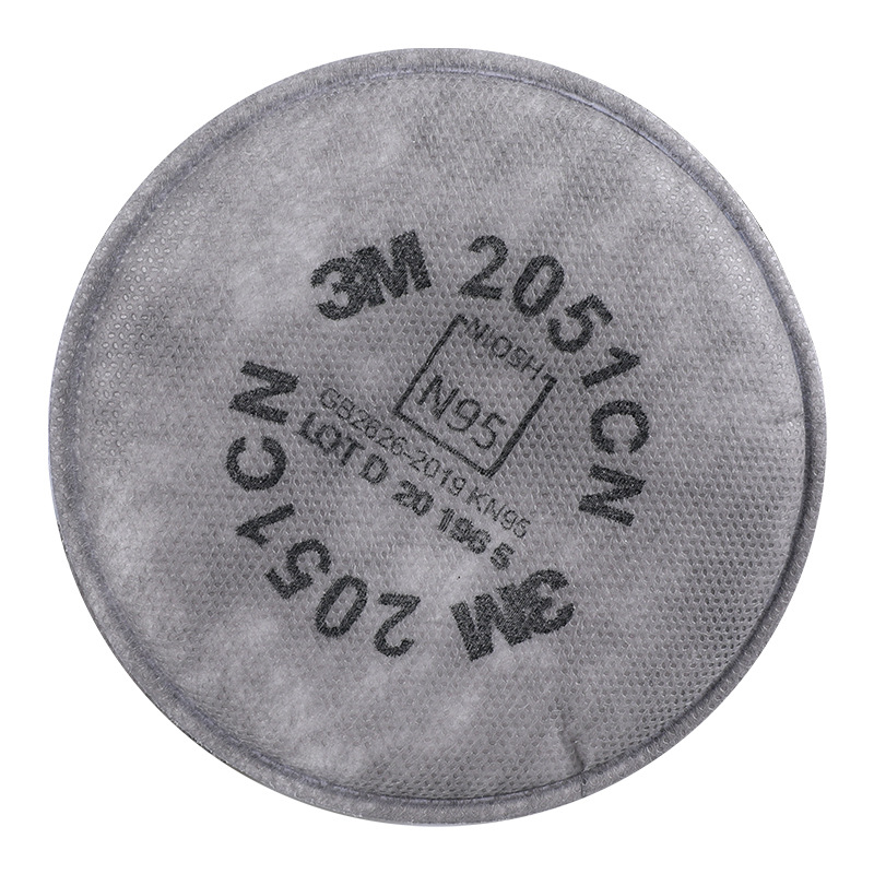 3M 2051CN KN95颗粒物滤棉 6200 7502 6502QL面具滤棉口罩
