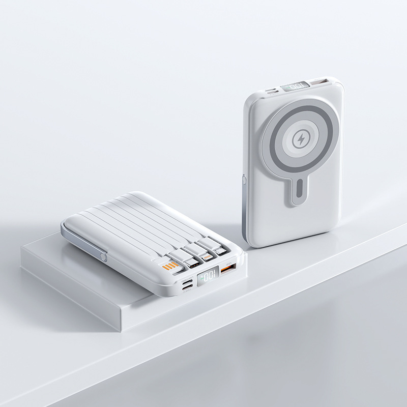 スターネブライスタンド付き磁気ワイヤレスパワーバンク PD20W 超高速充電充電式時計モバイル電源|undefined
