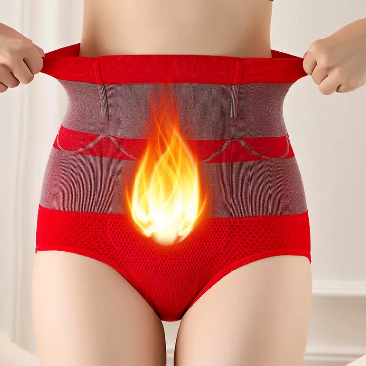 秋冬保暖收腹提臀加强版保暖无缝内裤高腰收腹内裤调整型塑身裤女