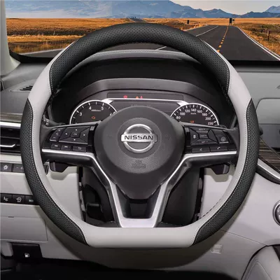 Steering wheel cover, Wheel Covers for 14Th Generation Sylphy - d-type-specific-off-white-all-season-style-standard