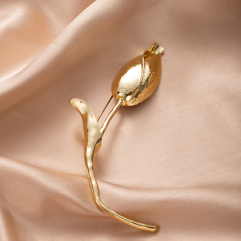 Exaggerated 3d Palm Brooch High-end Metallic Statement Accessory_voghion.com
