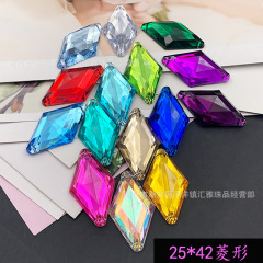 メーカー販売 AB 樹脂カラーダイヤモンド DIY アクセサリーアクリル手縫い爪ダイヤモンド衣類アクセサリー小包装