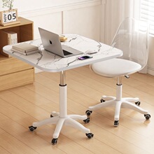 床边桌可移动小桌子可升降桌笔记本电脑桌沙发边桌简易带滑轮小桌