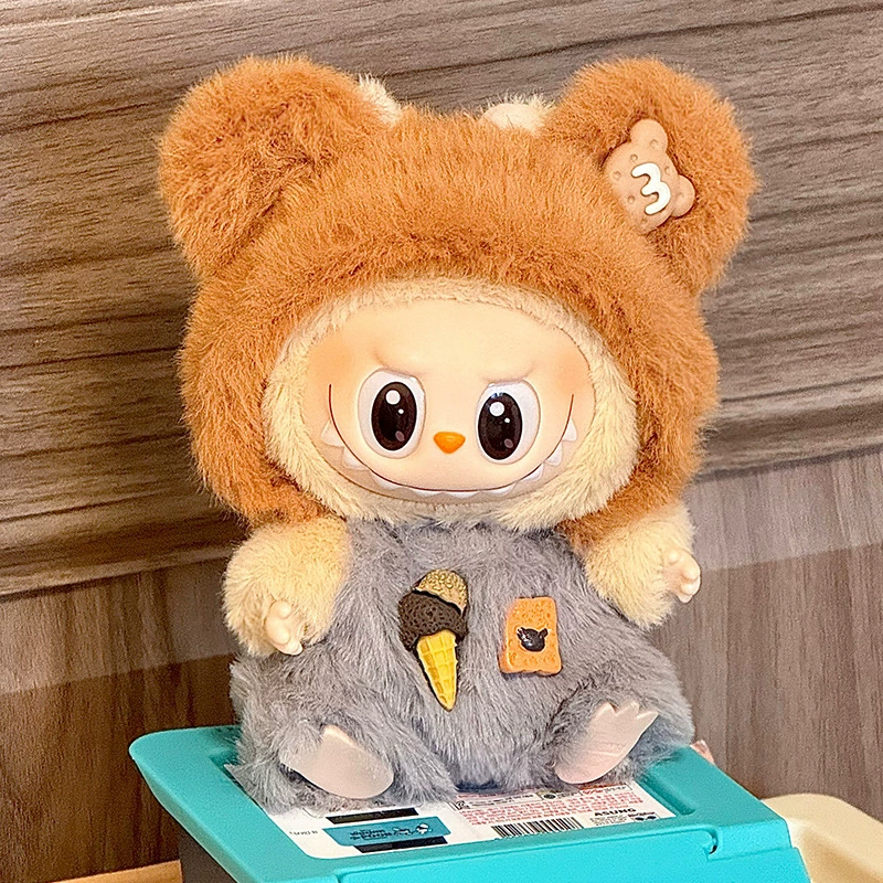 Подходящие дляLabubu вечерних нарядов, коробка-сюрприз поколения 1 и 2 для одежды Labubu, одежда Labubu, плюш