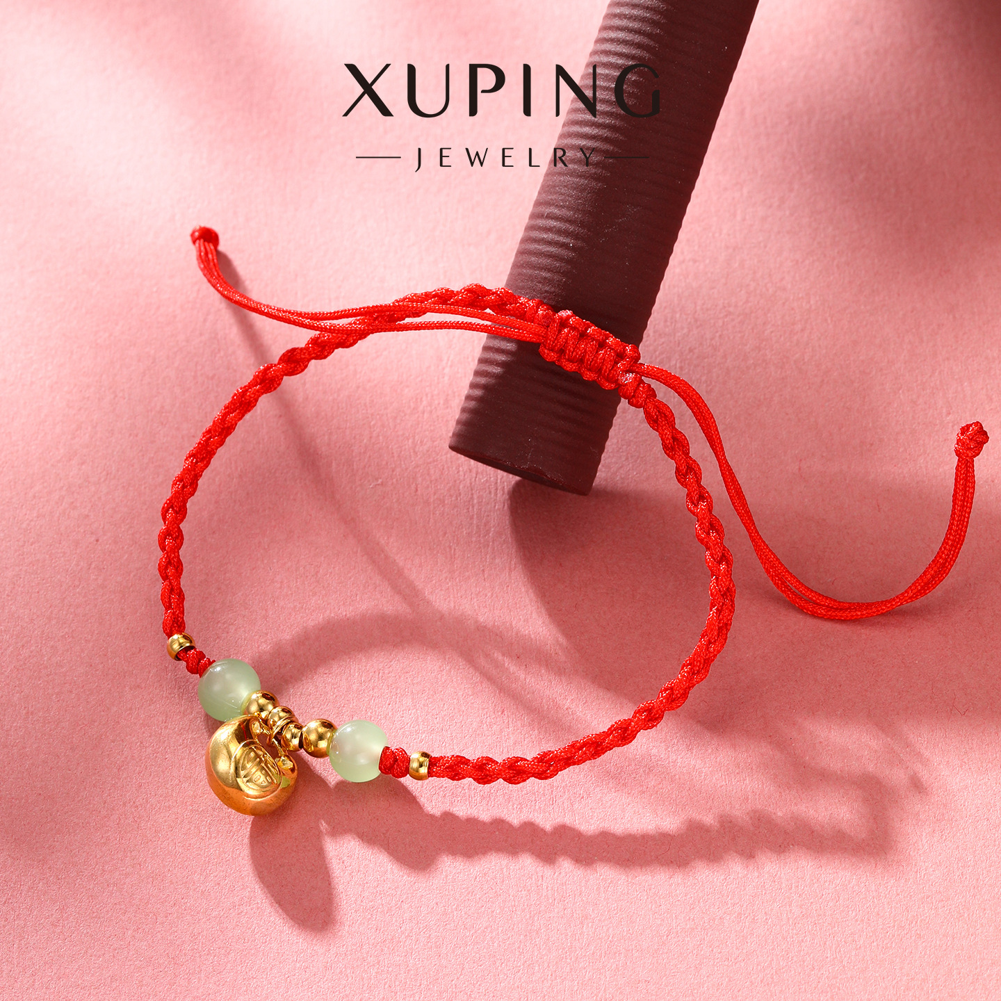 Xuping brazalete de cuerda roja tejida a mano simple para regalos para parejas de lujo ligero accesorios de Año Nuevo