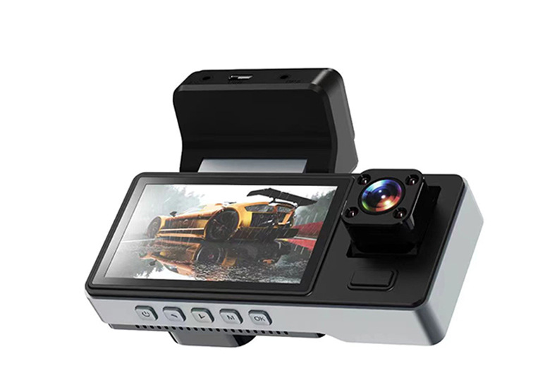 Cross-border new three-recording A8 driving recorder wifi mobile phone connection HD night vision three-lens wide-angle Cardvr