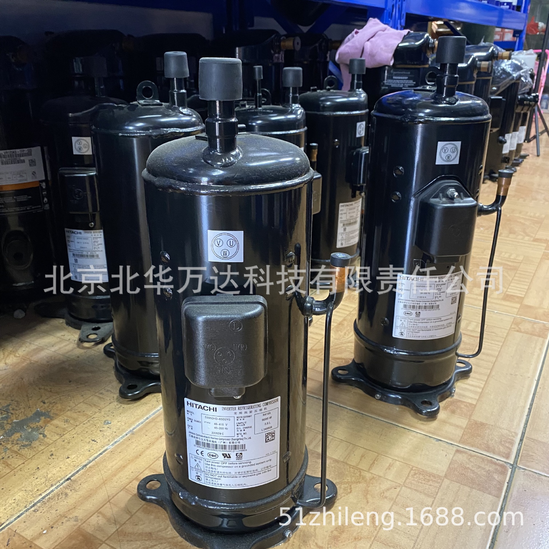 批发销售压缩机403DHV-64D2Y交流变频压缩机4P制冷压缩机