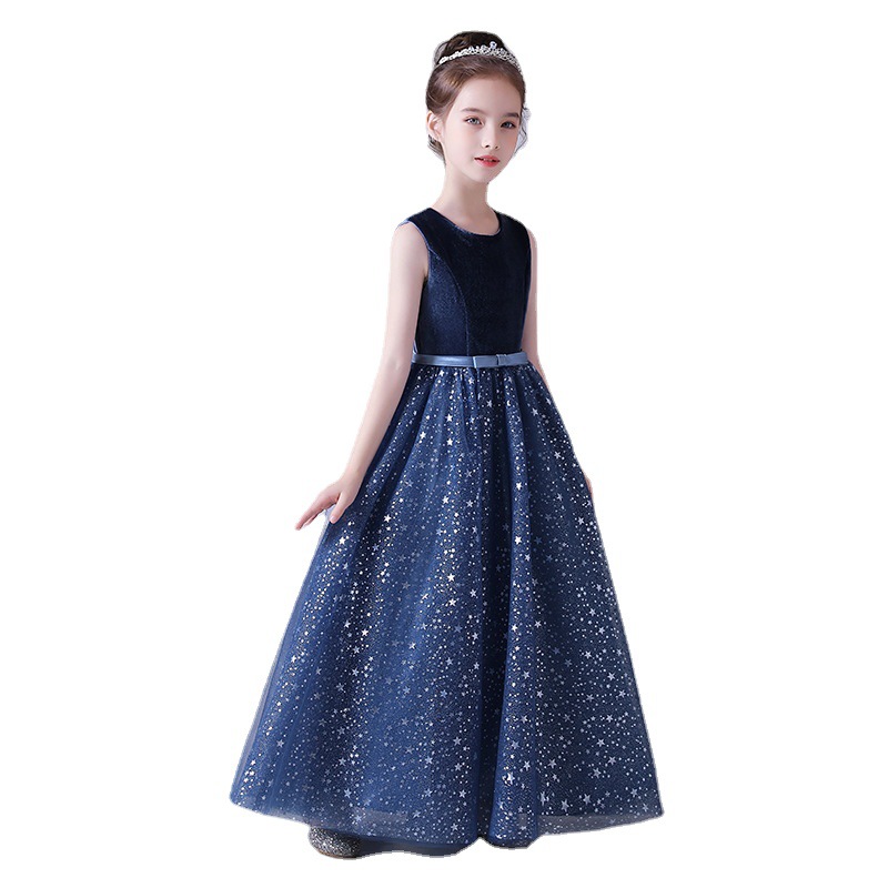 Children's small princess costume, piano performance costume, suit, Amazon 5