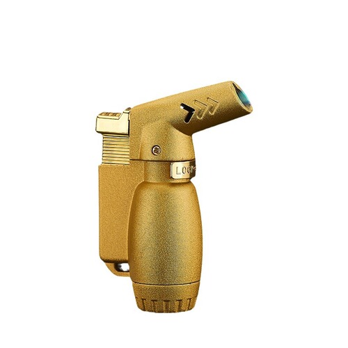 Factory direct sales BK-851 mini portable inflatable lighter metal windproof small spray gun small welding gun lighter