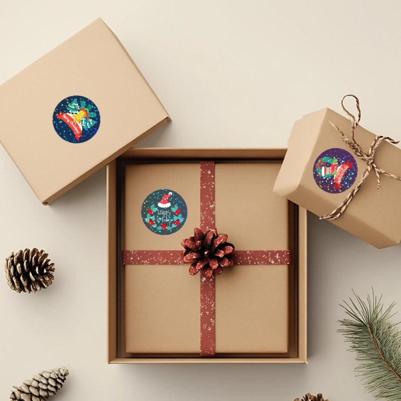 クリスマスステッカー子供のおもちゃギフト装飾ステッカー食品ギフトギフトシールステッカー|undefined