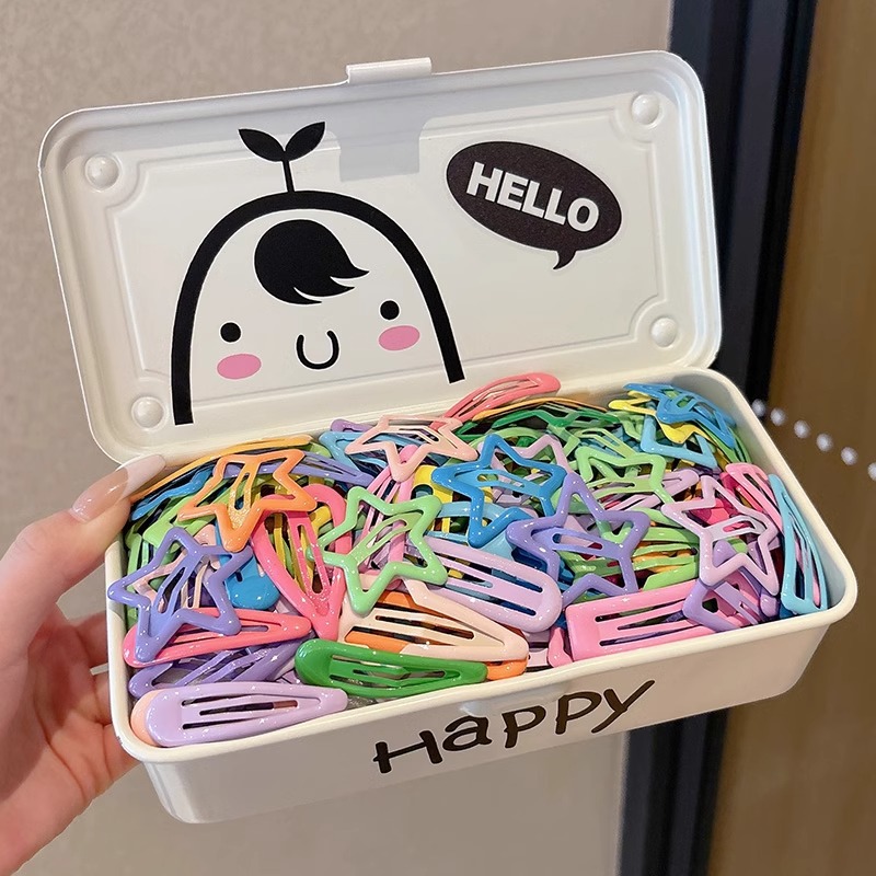 Niños pinzas de cabello de pentacos niñas pinzas de cabello rotas lindas bebés niñas pinzas de cabello BB pinzas de cabello frises pinzas de cabello