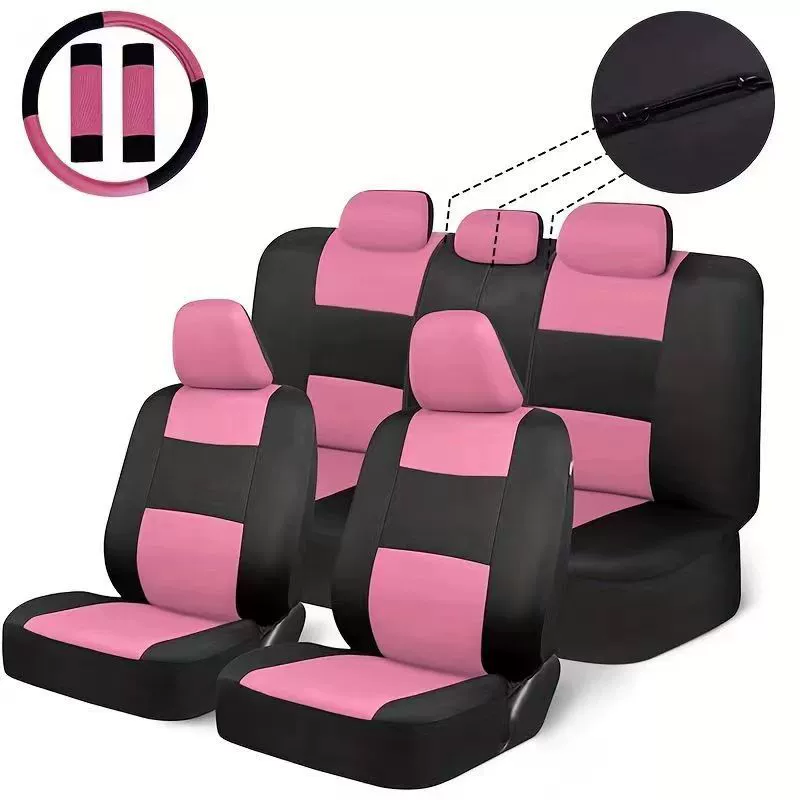 Чехлы на автомобильные сиденья General Motors Amazon, Европа и Америка, экспорт в Мексику, комплект из 12 предметов с плоской застежкой-молнией