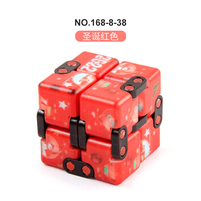 Descompresión de Halloween ilimitado Cubo de Rubik Navidad descompresión nuevo juguete exótico bolsillo Flip de segunda orden de Rubik's Cube transfronteriza