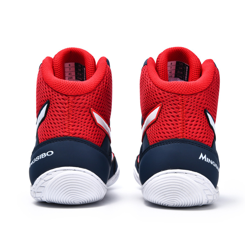 Mingsibo Men's Fitness Training Shoes Squat Deadlift Shoes Boxing Shoes Wrestling Shoes Fitness Comprehensive Training Shoes