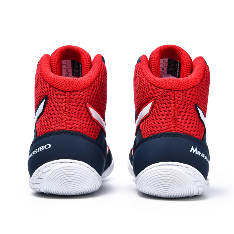 Ming Sbo Men's Fitness Training Shoes Squat Hard Pull Shoes Boxing Shoes Wrestling Shoes Fitness Comprehensive Training Shoes