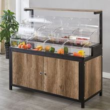 超市零食货架展示架散称糖果食品干果散货散装柜五谷杂粮中岛柜子