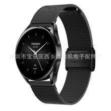 适用于小米watch s2米兰卡扣表带不锈钢表带金属表带编织粗网表带