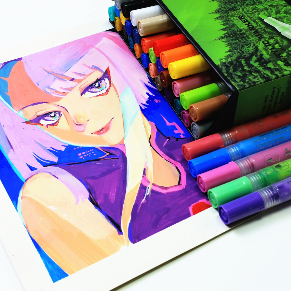 Acrylic, marker, waterproof ceramic set, drawing pens, 96 colors, graffiti