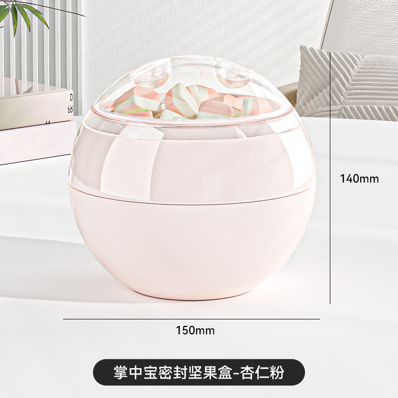 La gente perezosa come semillas de melón artefactos dulces bocadillos plato de nueces sala de estar hogar de alto valor nueva caja de frutos secos sellada a prueba de humedad