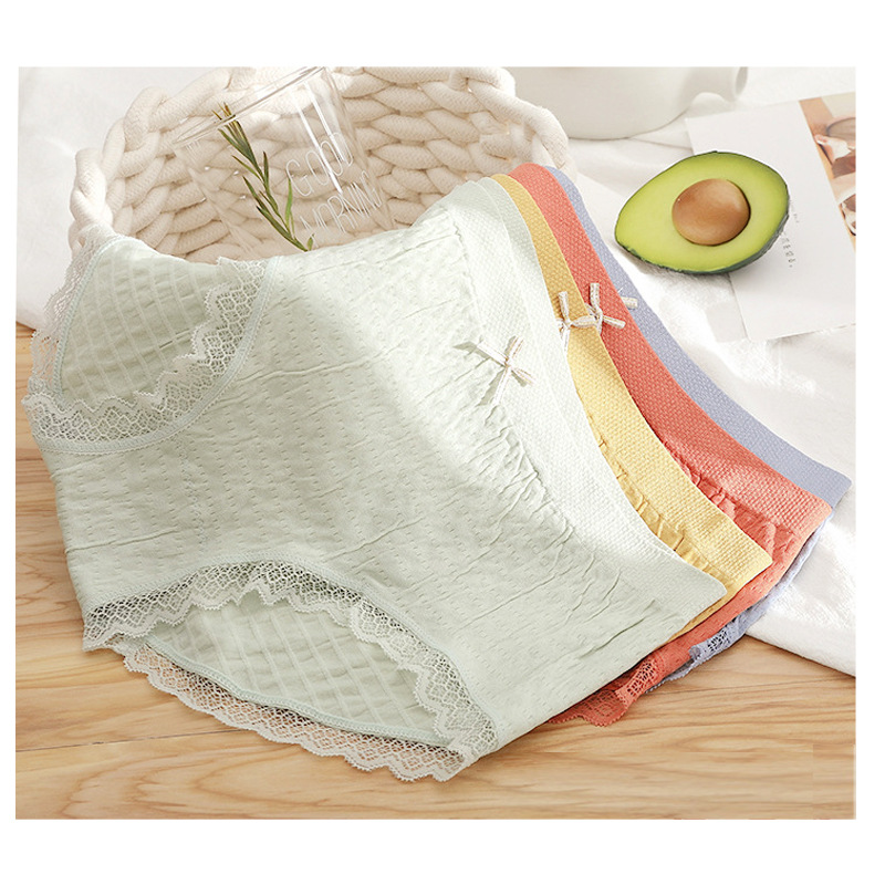 Independently Packed 80kg Seamless Bubble Pants Oxygen Underwear Mid-Waist Women's Graphene Pure Cotton Crotch Briefs Thin Section