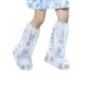 Disposable adult children thickened plastic PE shoe boots breeding livestock long tube plastic wholesale waterproof