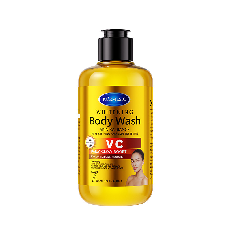 KORMESIC transfronterizo AHA exfoliante gel de ducha limpio piel brillante hidratante comercio exterior mayorista