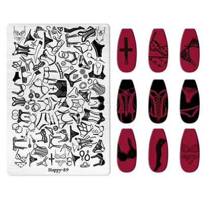 Dırnaq bəzəkləri Xiaohongshu's Popular Jingtian Nail Art - happy-089-with-back-plate