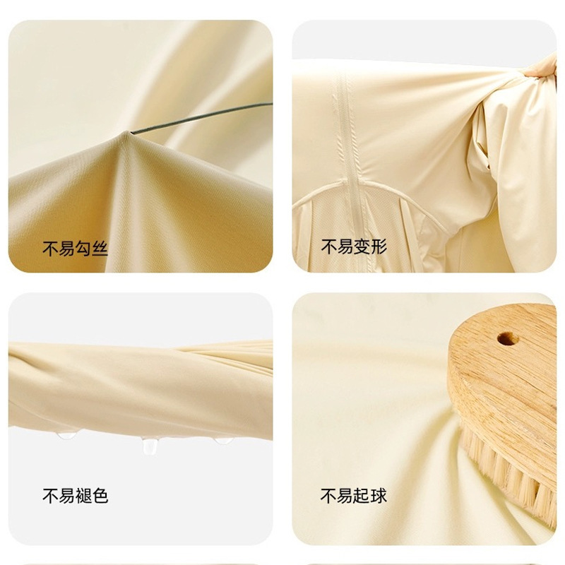 大きなつばと帽子の氷の糸の日焼け止めの服の女性の夏の涼しさのupf50 + 日焼け止めの服の薄い金の外出のカジュアルなコートの男性|undefined