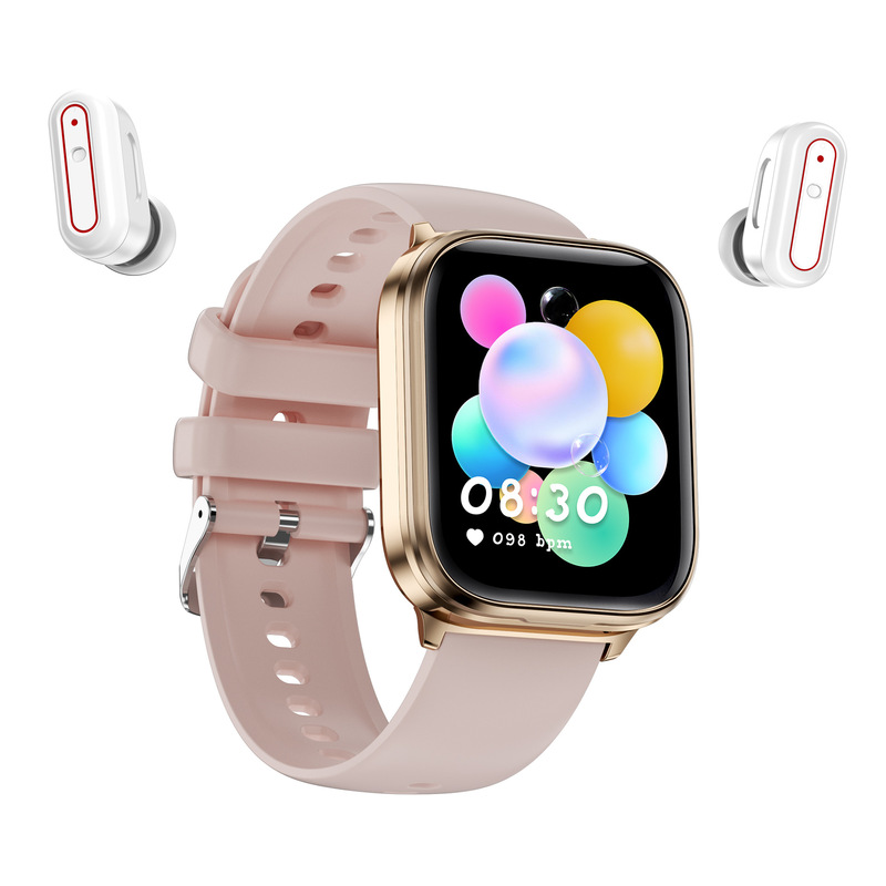 X9 Bluetooth Headset Call Smart Watch 2-in -1 TWS Headset Heart Rate Blood Oxygen Exercise FlowFit