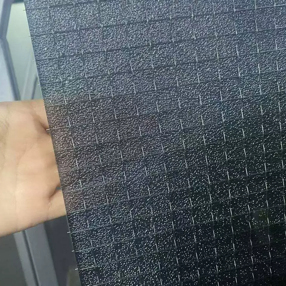 艺术纹理香梨夹丝压花玻璃 4-8mm 家居工程两用 透光不透人 现货