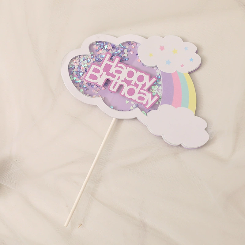 English Birthday Happy Cartoon Balloon HB Love Gift Box Birthday Happy Cake Account Crown Crown милые звезды