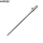 跨境30-50cm地插不锈钢二节伸缩渔具抛竿炮台支架欧式库钓海竿