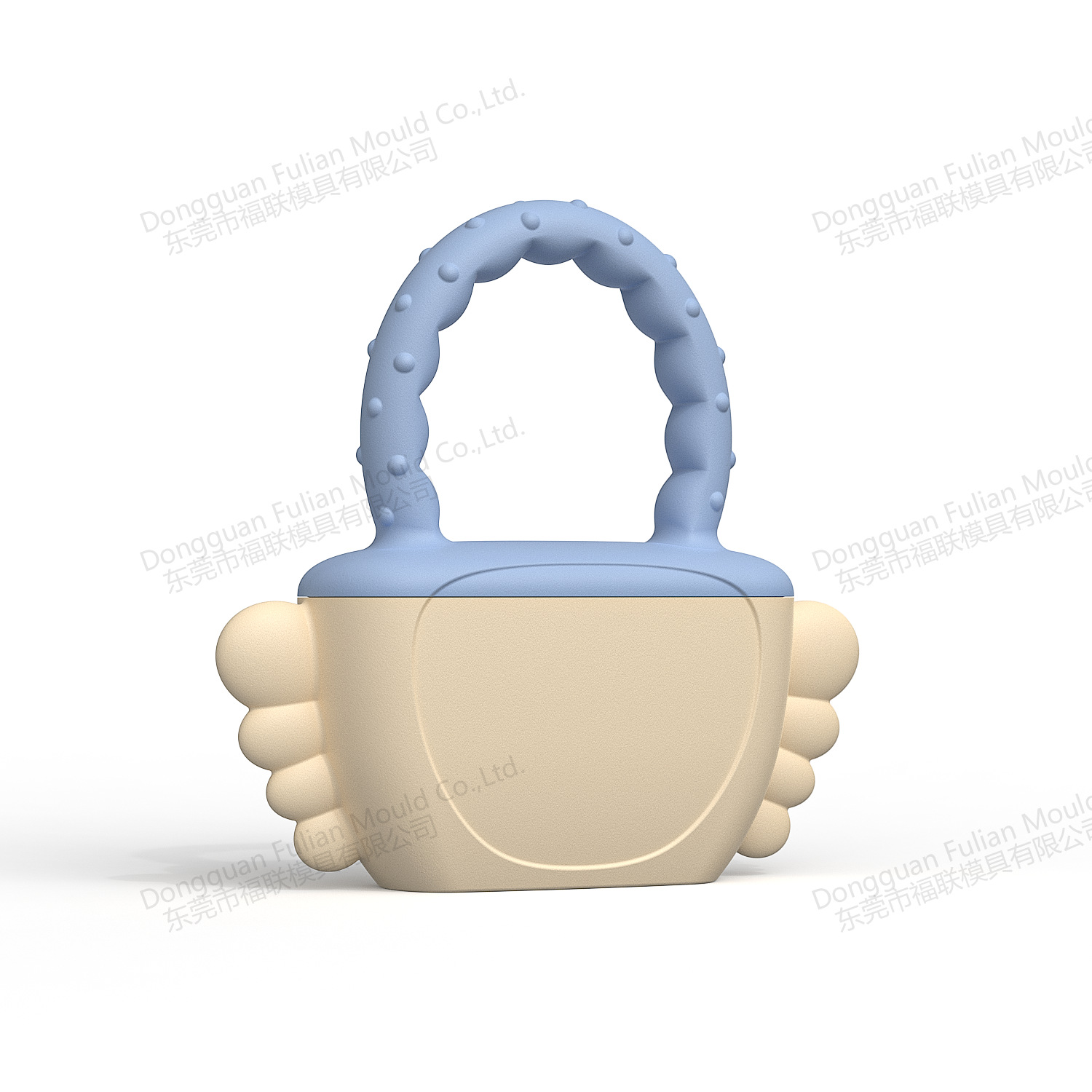 Nuevo juguete de masticación molar para bebés transfronterizo con mango mordisco congelado mordisco mordisco de silicona para bebés